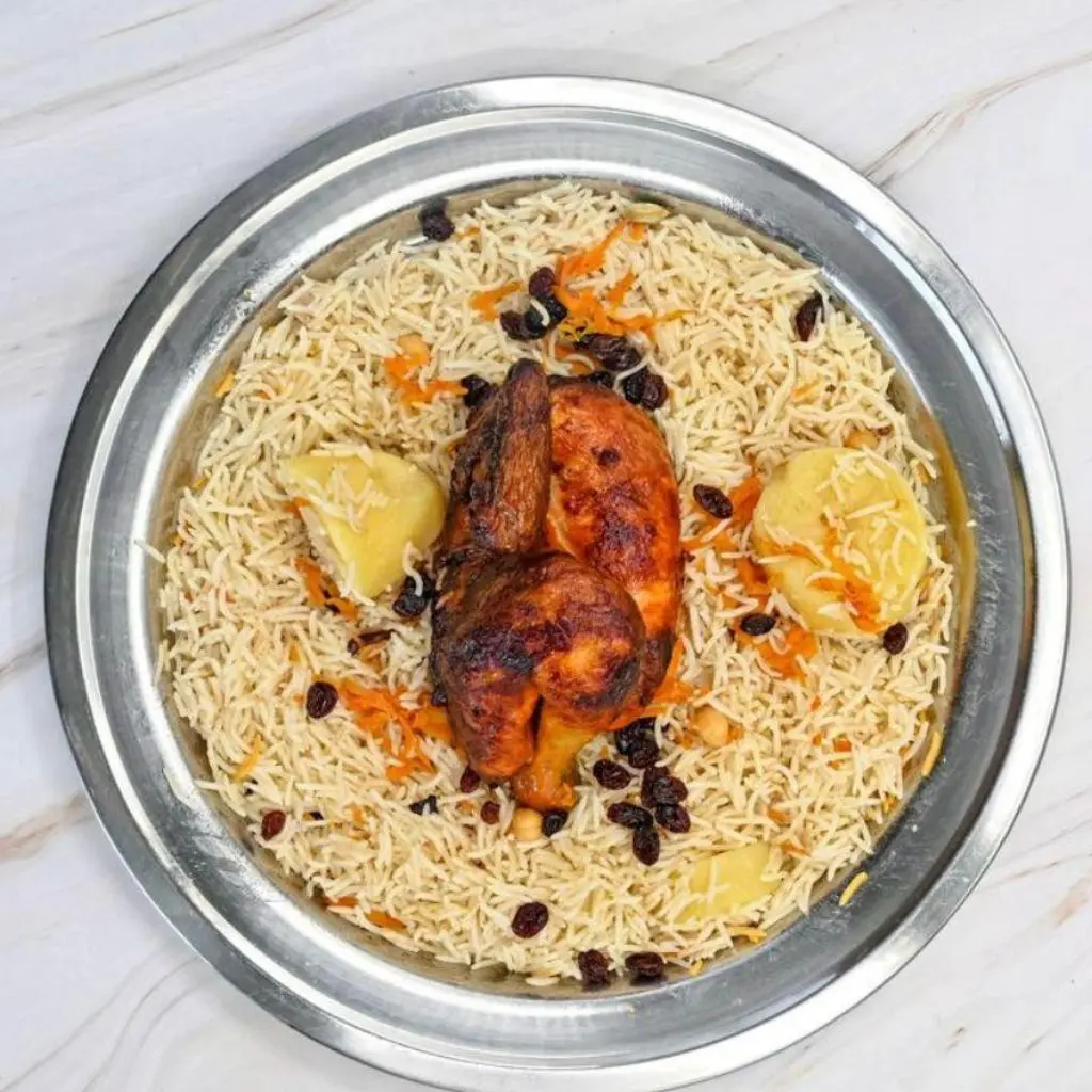 شواية مع رز